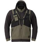 オーバーラップメッシュ パーカ メンズサイズ RSJ347 アールエスタイチ