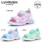 ムーンスター LV 1219 ラブラッシュ バイ スーパースター 『バネのチカラ。』 キッズサンダル 女児 スポサン 子供サンダル 耐摩耗ラバー