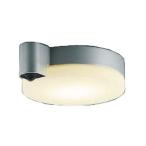 ショッピングau コイズミ照明 エクステリア LEDシーリングライト 人感センサ付 軒下用 FCL30W相当 電球色：AU50481