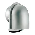 訳あり在庫処分品 BD-100UV バクマ工業 BD-100UV U型フード付換気口 ガラリ 防火ダンパー付換気口 ステンレス製 72度 下部開放タイプ 100mm用