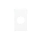 東芝ライテック ワイドアイ　WIDEI　配線器具 プレート1連　径41　WW WDG7391(WW)