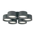 o-telik потолочный вентилятор для LED лампа . затемнение Seyde 6 лампа WF247*WF249P1 специальный свет цвет переключатель style свет ~10 татами угольно-серый цвет лампа цвет / днем белый цвет WF289PR