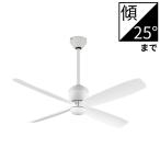  потолочный вентилятор o-telikDC MOTOR FAN 4 крыльев корень "теплый" белый труба грузоподъемность корпус + удлинение труба 30cm:WF813P2+WF731P1