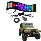 RCmall LED電光掲示板 小型LED看板 RGB LED表示機 軽量 防水 多言語?示 柔軟なスクロール LEDサインボード ブルート