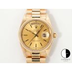 ロレックス デイデイト36 Ref.18038 イエローゴールド シャンパン文字盤