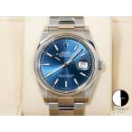 ロレックス デイトジャスト36 Ref.126200 ステンレススチール ブライトブルー文字盤 オイスターブレスレット