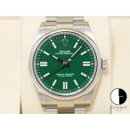 ロレックス オイスターパーペチュアル41 Ref.134300 ステンレススチール グリーン文字盤