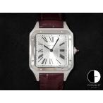 カルティエ サントス デュモン LM ル ブレジル Ref.WGSA0034 プラチナ シルバー文字盤
