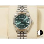 ロレックス デイトジャスト31 Ref.278274 ステンレススチール/ホワイトゴールド ミントグリーン文字盤 ジュビリーブレスレット