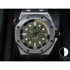 オーデマピゲ ロイヤルオーク オフショア ダイバー Ref.15720ST.OO.A052CA.01 ステンレススチール カーキグリーン文字盤