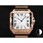 カルティエ サントス ドゥ カルティエ Ref.WGSA0018 ピンクゴールド シルバー文字盤