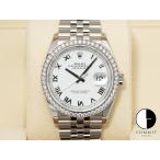 ロレックス デイトジャスト36 Ref.126284RBR ステンレススチール/ホワイトゴールド ホワイトローマン文字盤 ジュビリーブレスレット