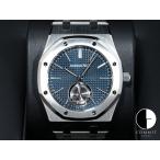 オーデマピゲ ロイヤルオーク フライング トゥールビヨン エクストラ シン (RD#3) Ref.26670ST.OO.1240ST.02 ステンレススチール ブルー文字盤