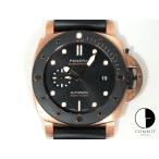 パネライ サブマーシブル ゴールドテック オロカーボ Ref.PAM01070 Carbotech×Goldtech ブラック文字盤