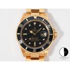 ロレックス サブマリーナー デイト Ref.16808 イエローゴールド ブラック文字盤