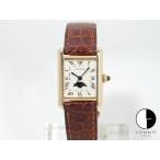 カルティエ タンク ルイ カルティエ ムーンフェイズ Ref.W1500851 イエローゴールド シルバー文字盤