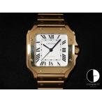 カルティエ サントス ドゥ カルティエ Ref.WGSA0010 イエローゴールド シルバー文字盤