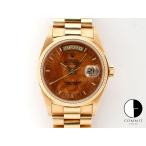 ロレックス デイデイト36 Ref.18038 イエローゴールド バーチ文字盤