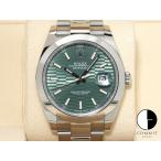 ロレックス デイトジャスト41 Ref.126300 ステンレススチール ミントグリーン文字盤 オイスターブレスレット