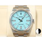 ロレックス オイスターパーペチュアル41 Ref.124300 ステンレススチール ターコイズ文字盤