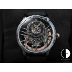 ジャケドロー グランセコンド スケルトン Ref.J003525540 ブラックセラミック スケルトン文字盤