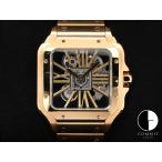 カルティエ サントス ドゥ カルティエ LM Ref.WHSA0042 イエローゴールド スケルトン文字盤
