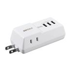  Buffalo разветвитель USB порт имеется (USB x3 розетка x2) прямой ..[ iPhone 15 / 15 Pro соответствует ] BMPA36TP3WH/N белый 