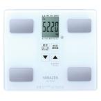 ショッピング体重計 山善 体重体組成計 体重計 体脂肪計 体組成計 ヘルスメーター ホワイト HCF-355W