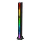 HRN サウンドリアクティブライト ノイズキャンセリング サウンドコントロール 32個LED RGBオーディオスペクトルインジケーター USB給電式
