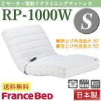 開梱設置付き フランスベッド 電動リクライニングマットレス シングル S ルーパームーブ RP-1000W 2モーター 電動ベッド 正規品 自立型 日本製 防ダニ 抗菌防臭