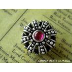 Yahoo! Yahoo!ショッピング(ヤフー ショッピング)Ｓｉｌｖｅｒ925 コンチョ【S&A-Typeクラウン-レッドジルコニア】コンチョ ボタン シルバー ジュエリー アクセサリー バ・・・　送料無料