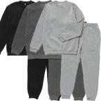 【スウェット】SALE 即納あったか裏起毛スウェット上下セットゆったりタイプ チャコール 杢グレー M/L/LL/3L ルームウェア送料無料 大きいサイズ