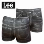 ボクサーパンツ Lee 転写成型ボクサーパンツ ヴィンテージデニム 090_ブラック