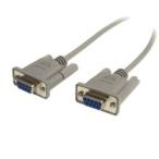 StarTech.com серийный кабель /RS232C Cross /7.6m/DB9/ женский * женский / серый стандарт наличие =0