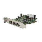 ＳｔａｒＴｅｃｈ．ｃｏｍ FireWire増設カード/PCIe - 2x IEEE 1394b+1x 1394a/ロープロ 目安在庫=△
