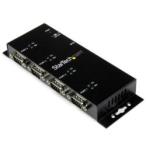 ＳｔａｒＴｅｃｈ．ｃｏｍ シリアルハブ/USB-A - 4x RS232C/産業用メタル筐体/DINクリップ 目安在庫=○