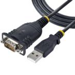 ＳｔａｒＴｅｃｈ．ｃｏｍ シリアル変換ケーブル/USB-A - RS232C/91cm/921.6Kbps/ブラック 目安在庫=△