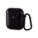 エレコム AirPods Proケース ワイヤレス充電Qi対応 TOUGH SLIM 耐衝撃 TPU PET カラビナ付き ブラック メーカー在庫品