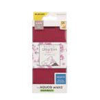 エレコム ソフトレザーケース 薄型 磁石付 フラワーズ ディープピンク メーカー在庫品