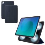  Elecom iPad Pro кейс 11 дюймовый (M5/M4) магнит установка и снятие заслонка тонкий темно-синий производитель наличие товар 