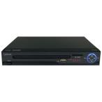 山善（YAMAZEN） Qriom DVDプレーヤー HDMI端子付 ブラック 1台 取り寄せ商品