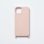 PHONECKLACE ремешок отверстие имеется силиконовый чехол for iPhone 14 Plus пудра розовый скупка . наличие товар 