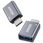  якорь Japan ANKER USB-C&amp;USB-A изменение адаптер серый 1 упаковка (2 шт ) приобретенный товар 