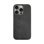 abbi SIGNATURE MARGOTイタリアンレザー MagSafe対応バックカバー for iPhone 16 Pro ブラック 仕入先在庫品