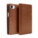 abbi SIGNATURE MARGOTイタリアンレザー MagSafe対応ダイアリーケース for iPhone 16e ブラウン 仕入先在庫品