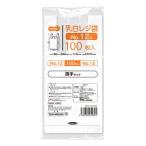 TPS 乳白レジ袋 薄手タイプ 12号 180×380×110mm 1パック(100枚) 取り寄せ商品