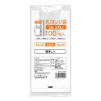 TPS 乳白レジ袋 薄手タイプ 20号 210×460×130mm 1パック(100枚) 取り寄せ商品