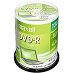 Ｍａｘｅｌｌ データ用DVD-R 4.7GB 1-16倍速 プリンタブルホワイト 100枚スピンドルケー 目安在庫=△