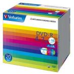 ショッピングdvd-r Ｖｅｒｂａｔｉｍ DVD-R 4.7GB 20枚スリム・IJP白ワイド DHR47JP20V1 目安在庫=○