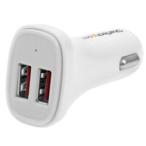 ＳｔａｒＴｅｃｈ．ｃｏｍ USB充電器／2ポート／24W 4.8A／車載シガーソケット用／ホワイト 目安在庫=△